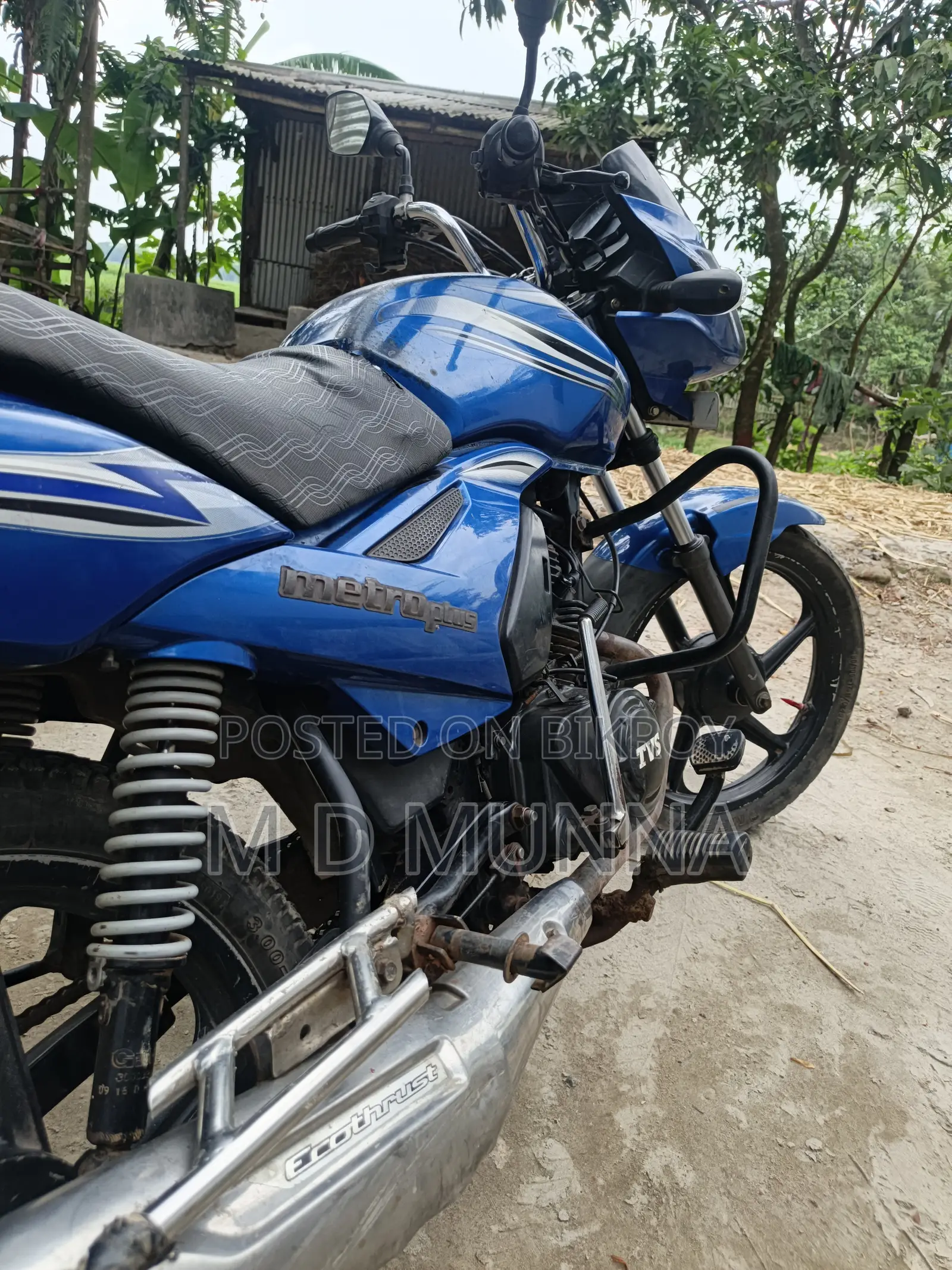 TVS Metro Plus 2017 Blue