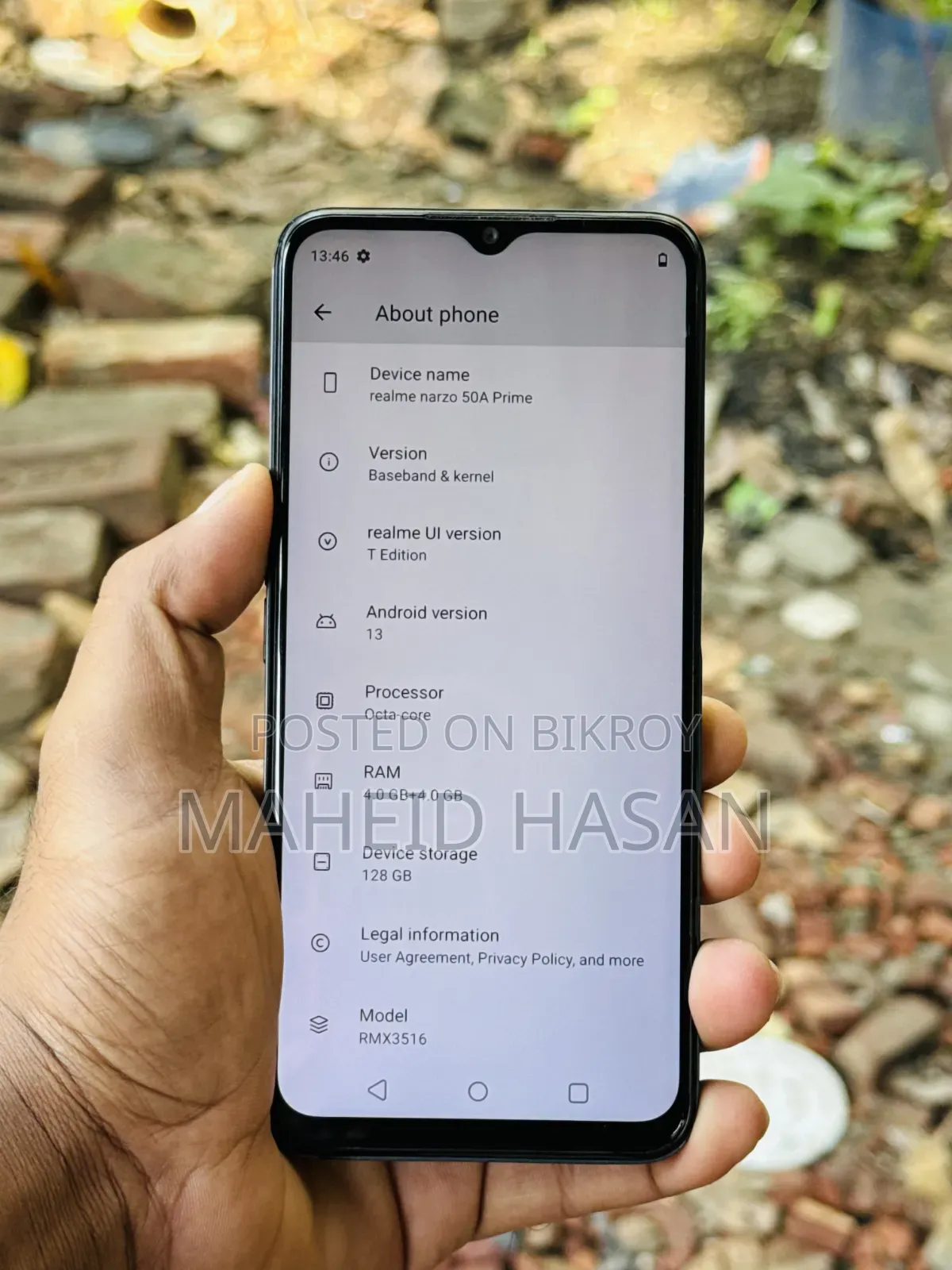 Realme Narzo 50A Prime 128 GB Blue