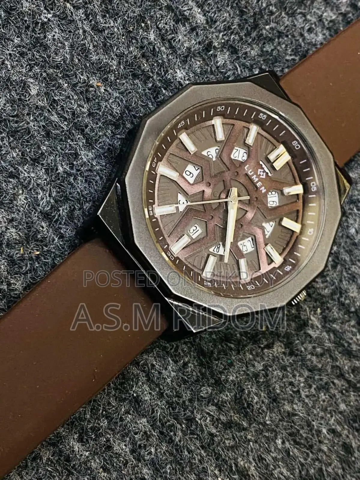 Premium Leather Watch | Stylish Elegant Men's Watch