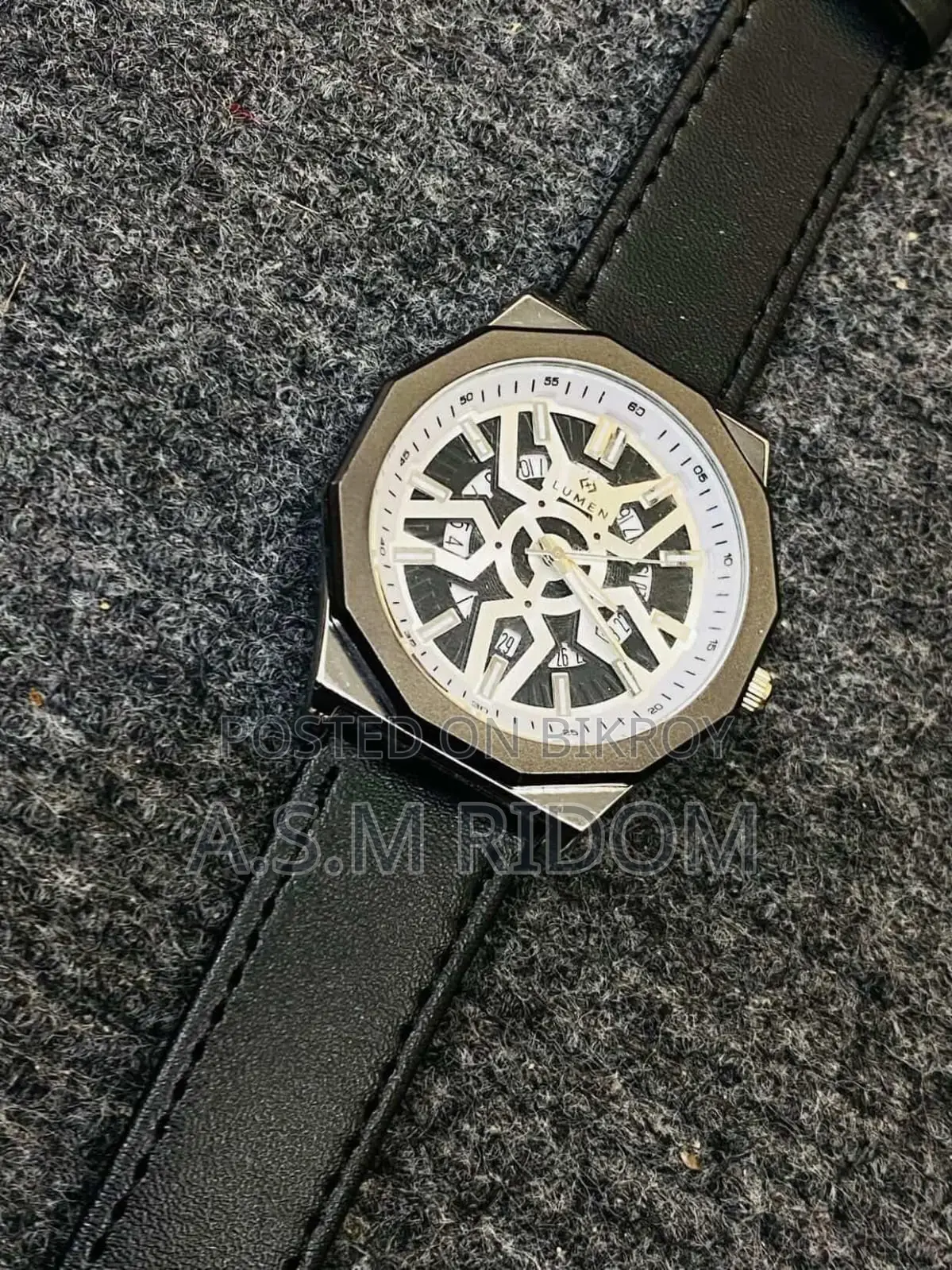 Premium Leather Watch | Stylish Elegant Men's Watch