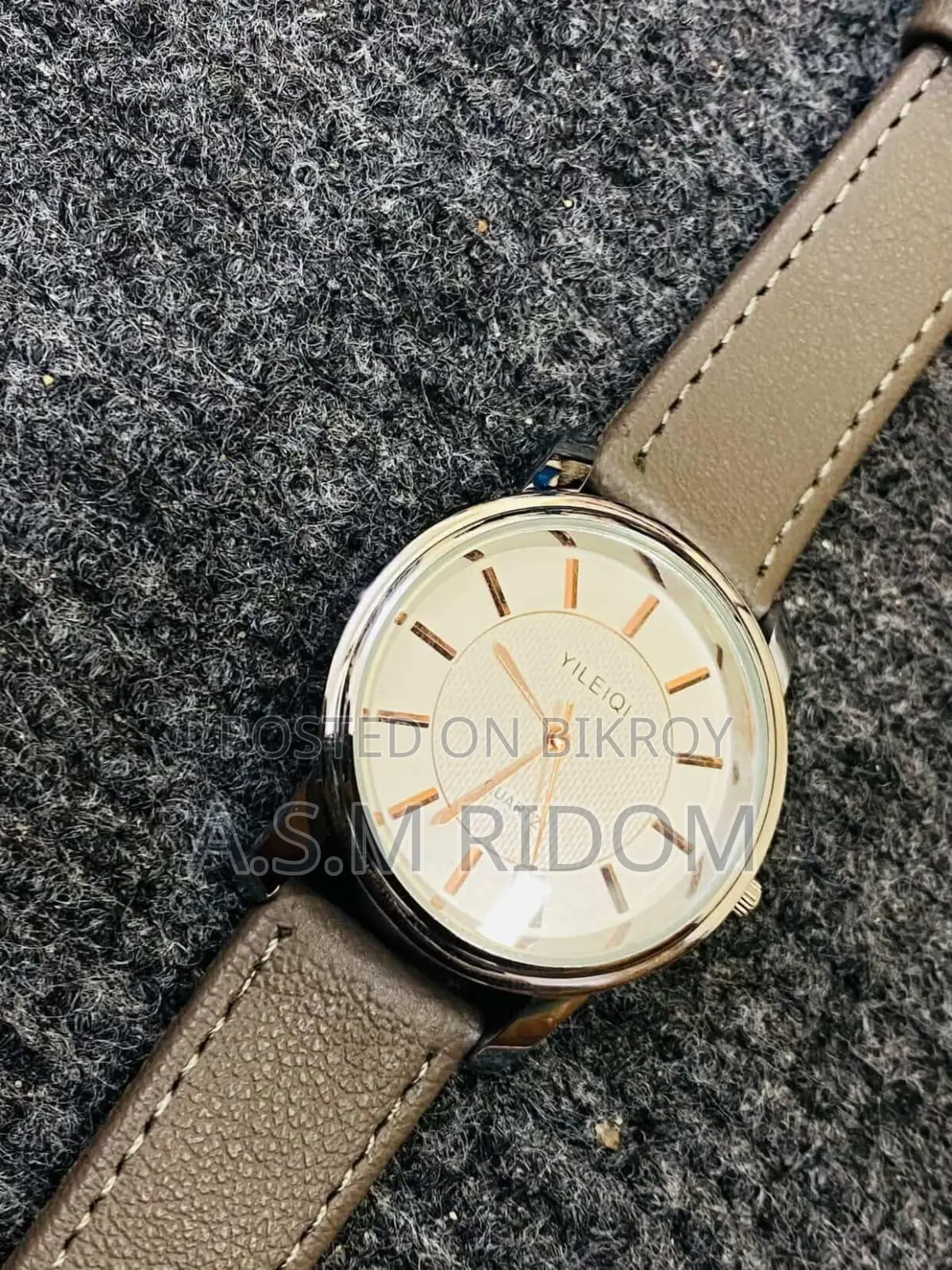 Premium Leather Watch | Stylish Elegant Men's Watch