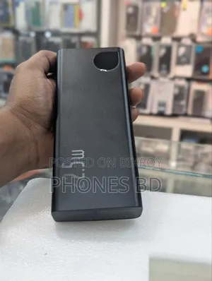 Baseus 20000mah Adaman Metal ফাস্ট চার্জিং পাওয়ার ব্যাংক ব্ল্যাক (22.5w)