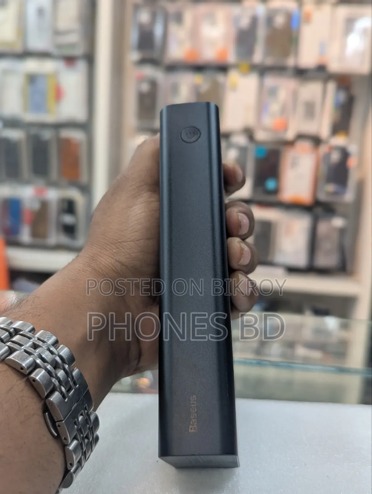 Baseus 20000mah Adaman Metal ফাস্ট চার্জিং পাওয়ার ব্যাংক ব্ল্যাক (22.5w)