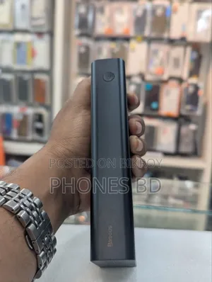 Baseus 20000mah Adaman Metal ফাস্ট চার্জিং পাওয়ার ব্যাংক ব্ল্যাক (22.5w)