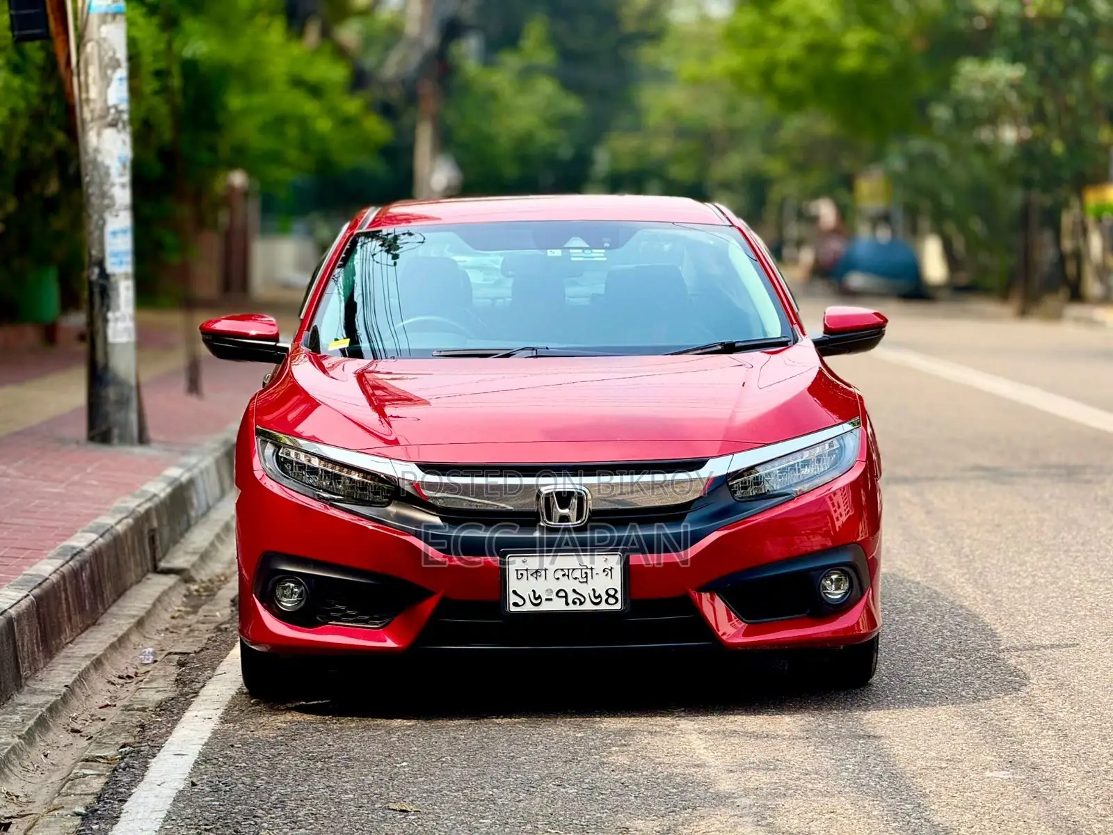Honda Civic EX Sedan 2018 Red