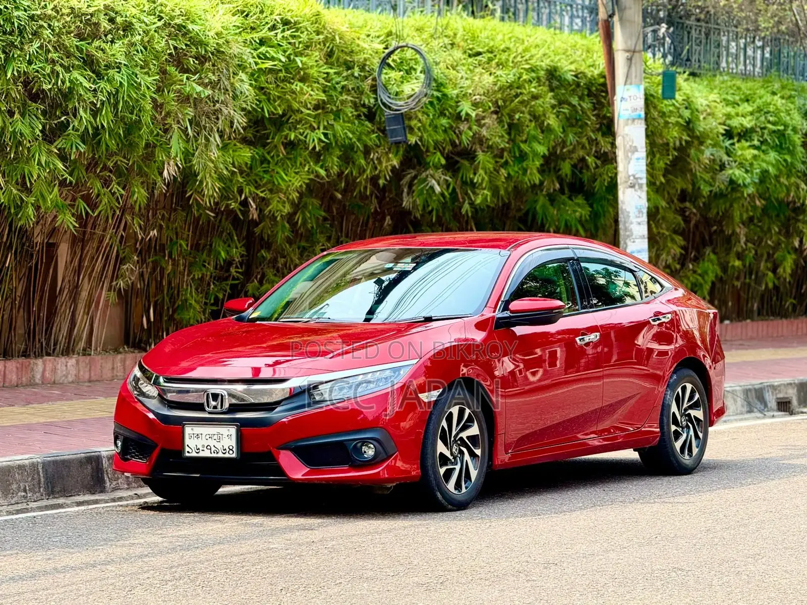 Honda Civic EX Sedan 2018 Red