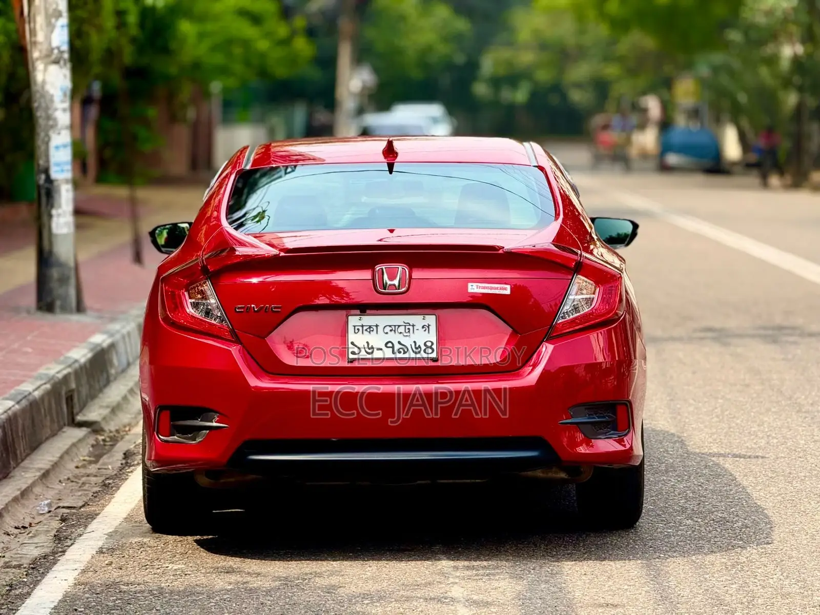 Honda Civic EX Sedan 2018 Red