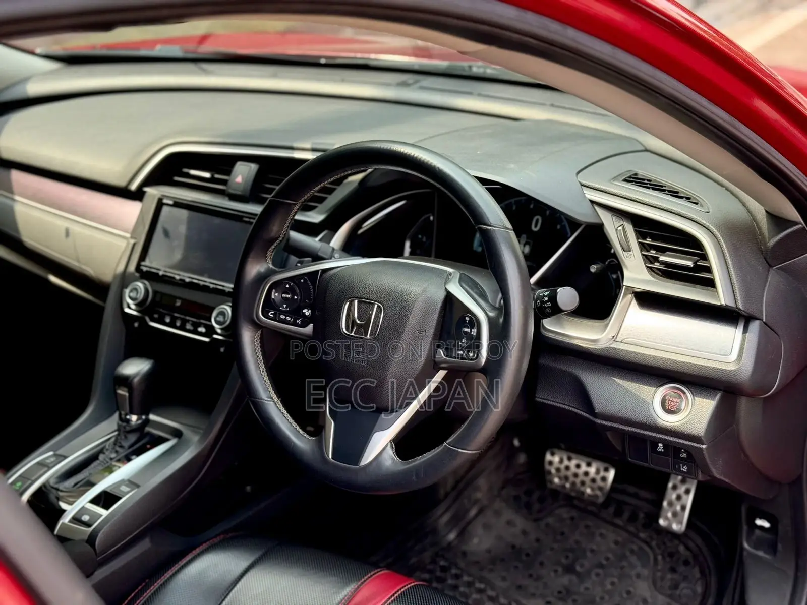 Honda Civic EX Sedan 2018 Red