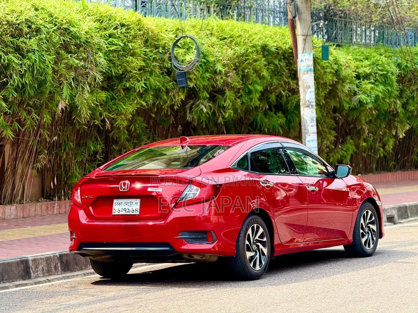 Honda Civic EX Sedan 2018 Red