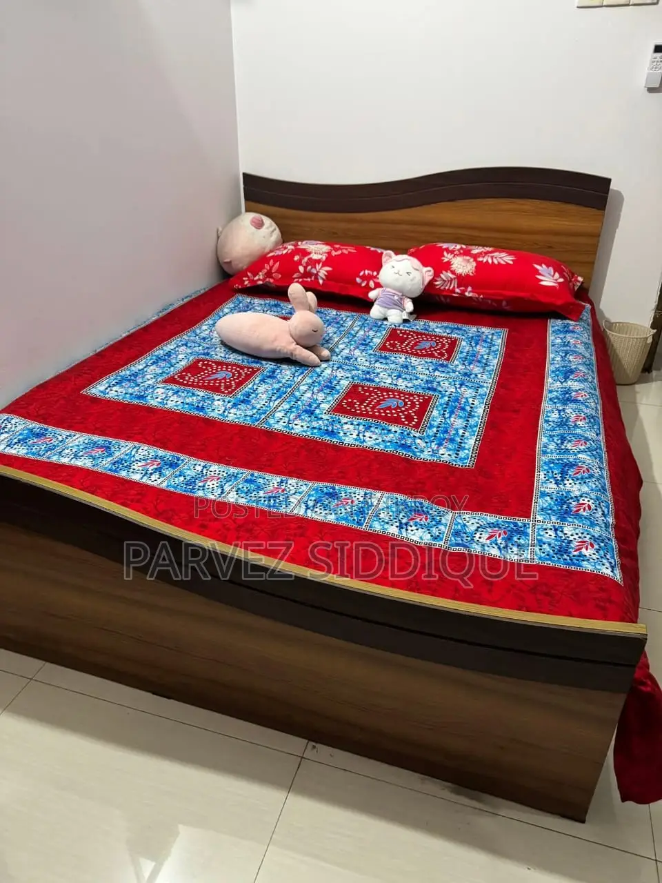 Lightly Used Otobi Bed (With Mattress) for Sale