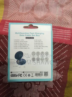 Multifunction Fast Charging Data Cable Set Box