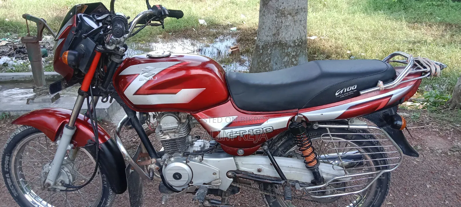 Bajaj CT 100 2008 Red