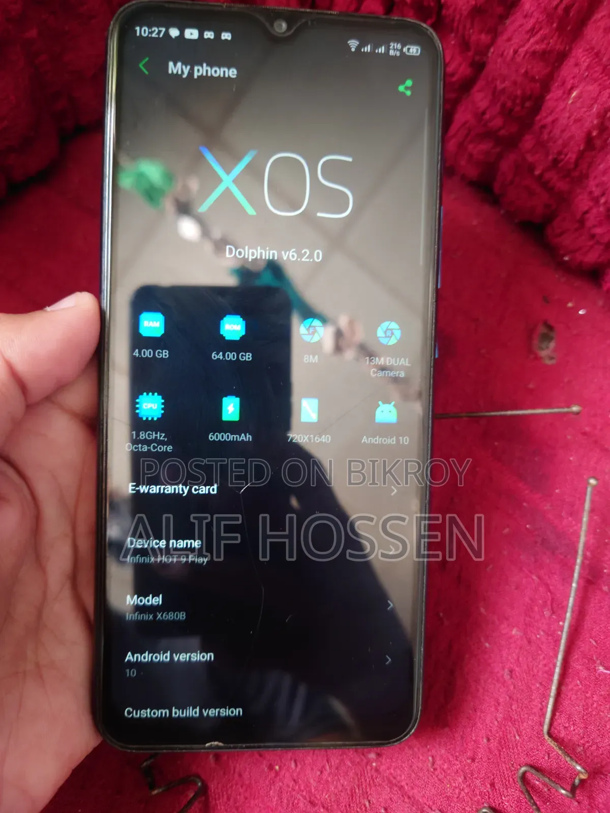 Infinix Hot 9 Play 32 GB Blue