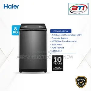 Haier Top Load Automatic Washing Machine | Hwm80-316s6 | 8 Kg