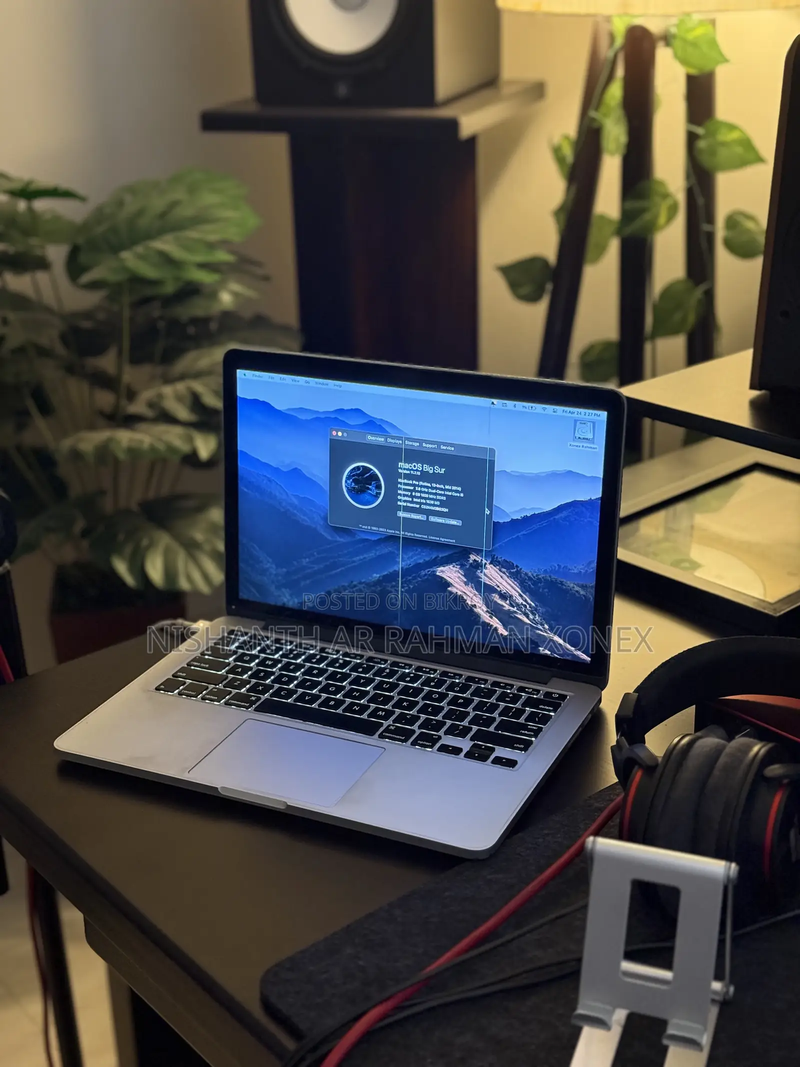 Laptop Apple MacBook Pro 2014 8GB Intel Core I5 SSD 128GB