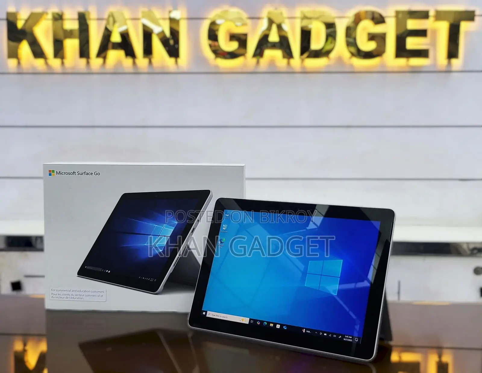 ল্যাপটপ Microsoft Surface Go ৮জিবি Intel Pentium SSD ১২৮জিবি
