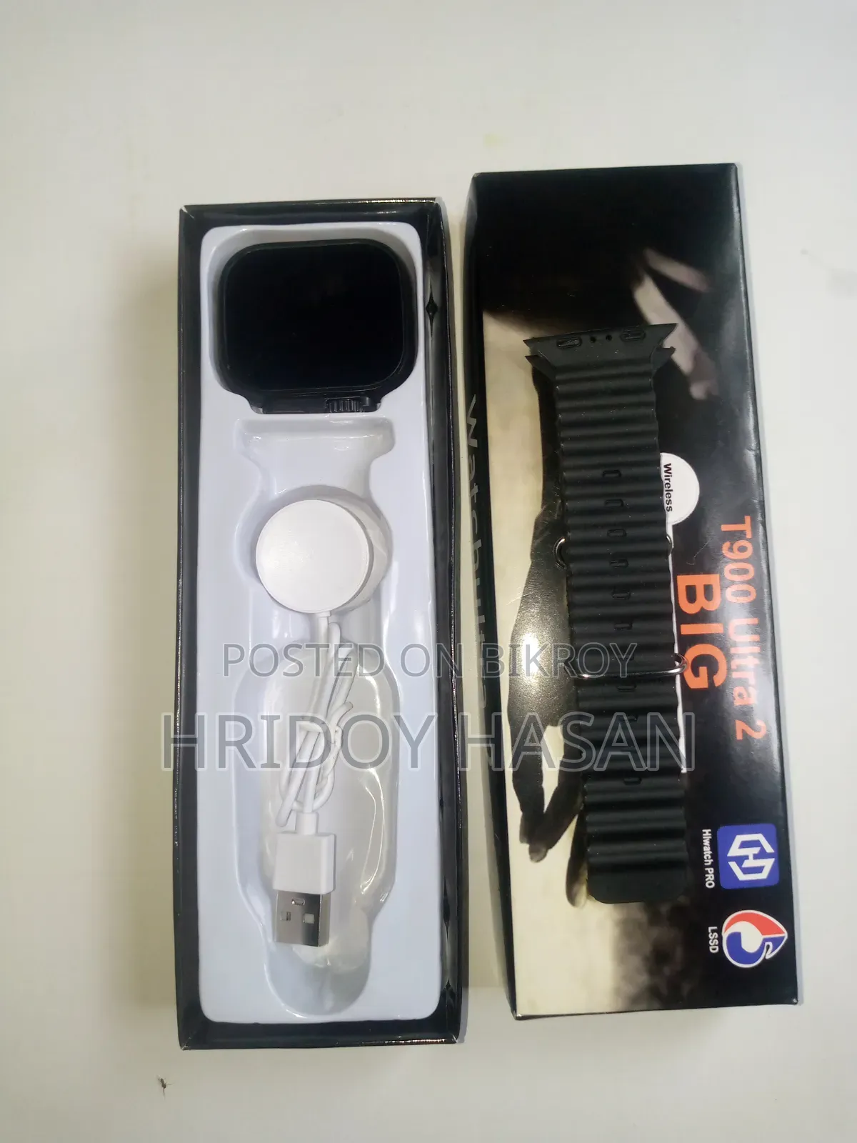 Smart Watch Pro, T900 Ultra2 with Box and Wireless Charger