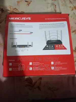 Mercusys Ac12 Ac1200 Dual Band Wifi Router