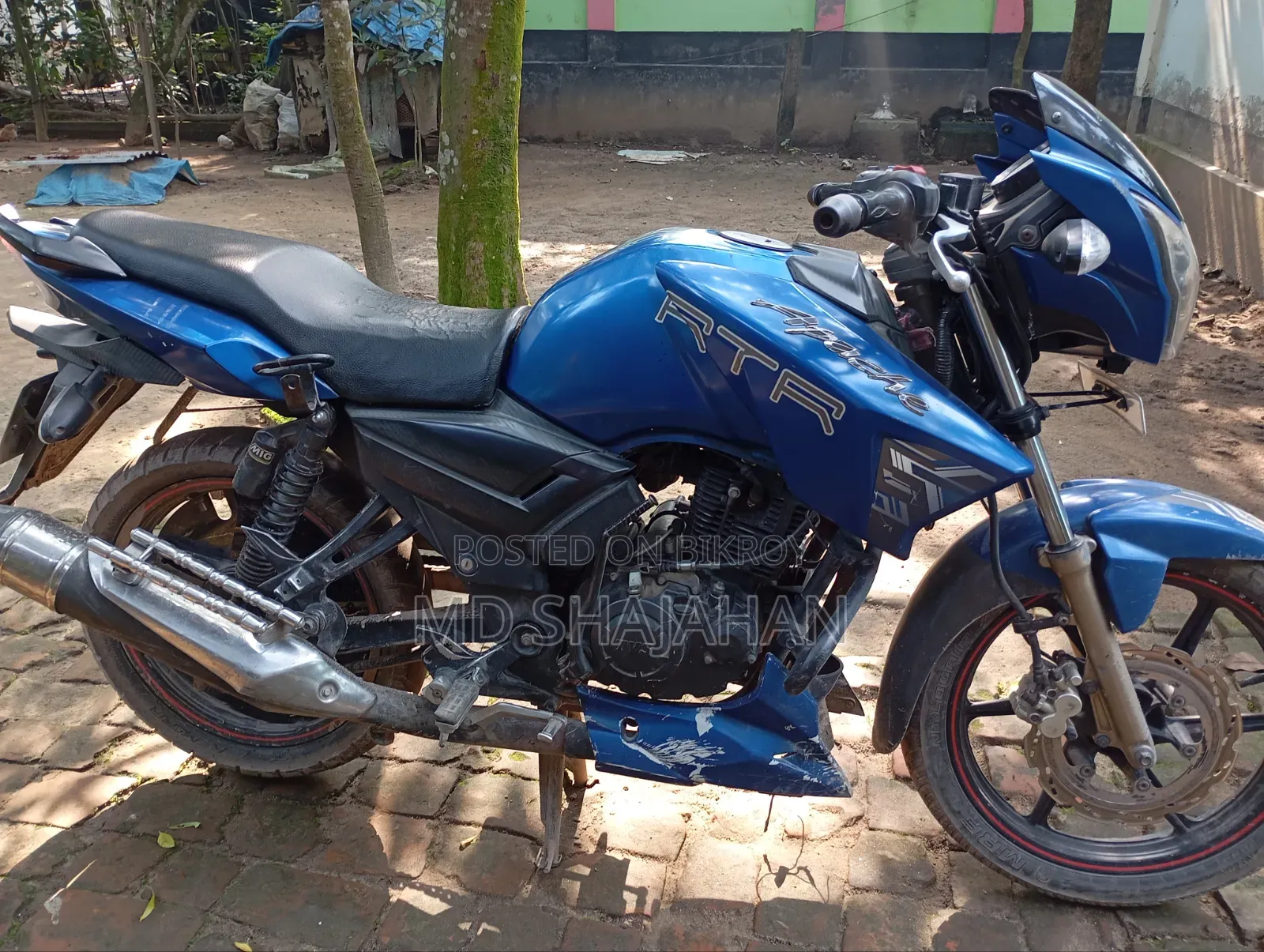 TVS Apache RTR 160 2V 2016 Blue