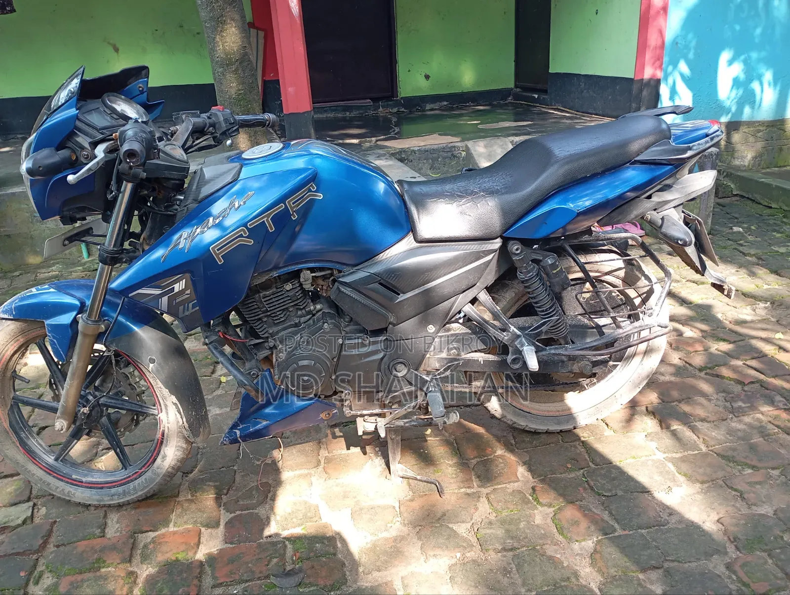 TVS Apache RTR 160 2V 2016 Blue