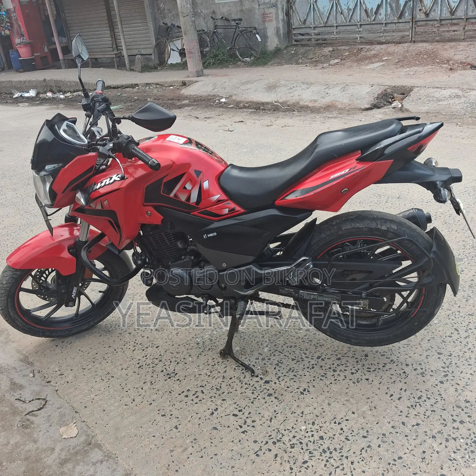 Hero Hunk 150R Xtec 2024 Red