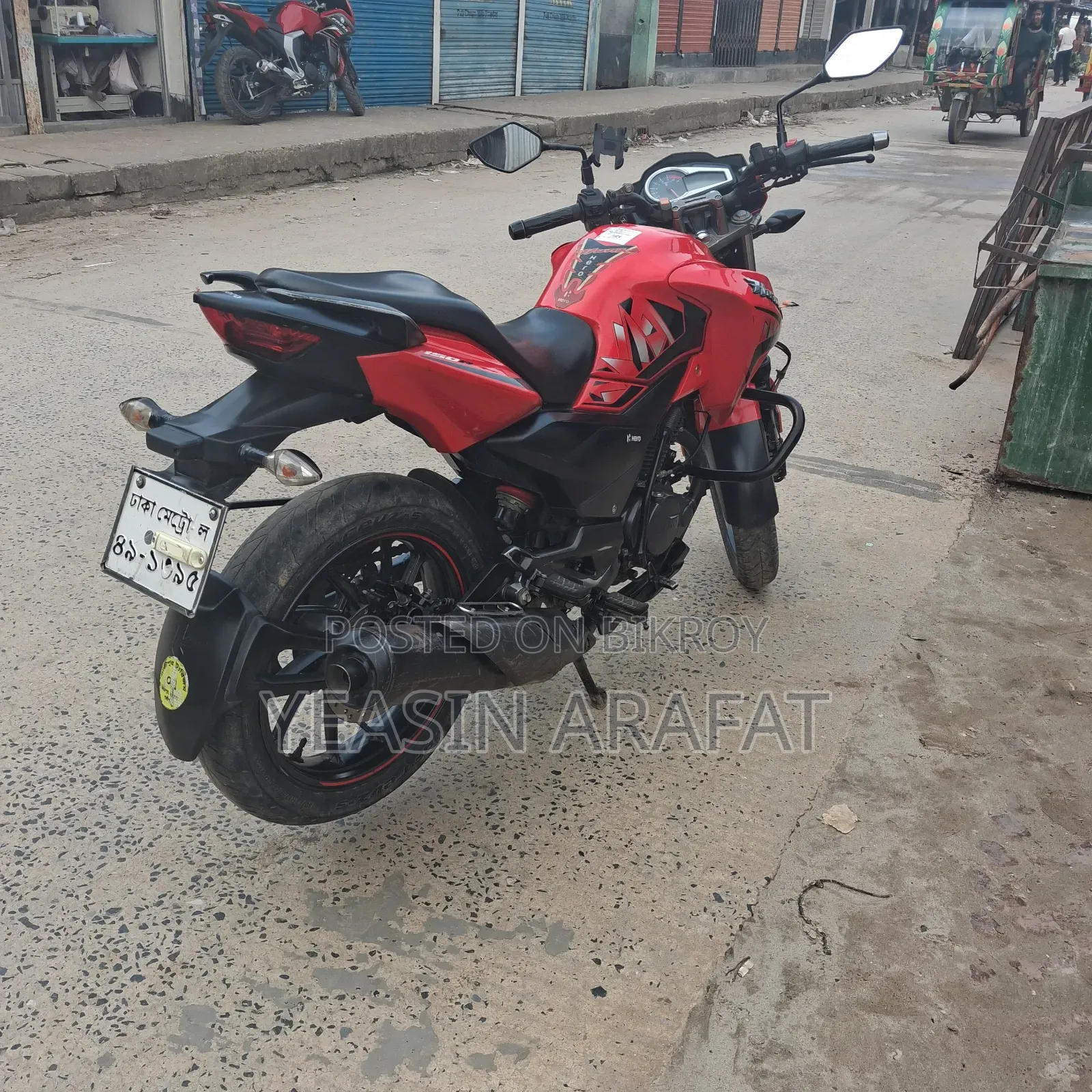Hero Hunk 150R Xtec 2024 Red