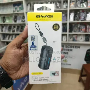 Awei Wp‐117 22.5w Mini Power Bank 10000mah