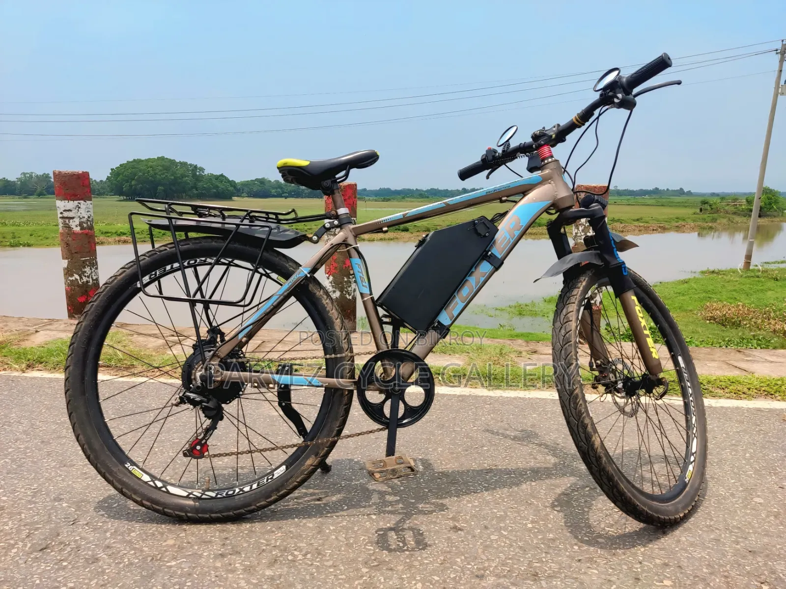 Foxter 26" ইলেকট্রিক বাইসাইকেল | ৫০ কিমি ব্যাকআপ | পেট্রোলের খরচ কমান