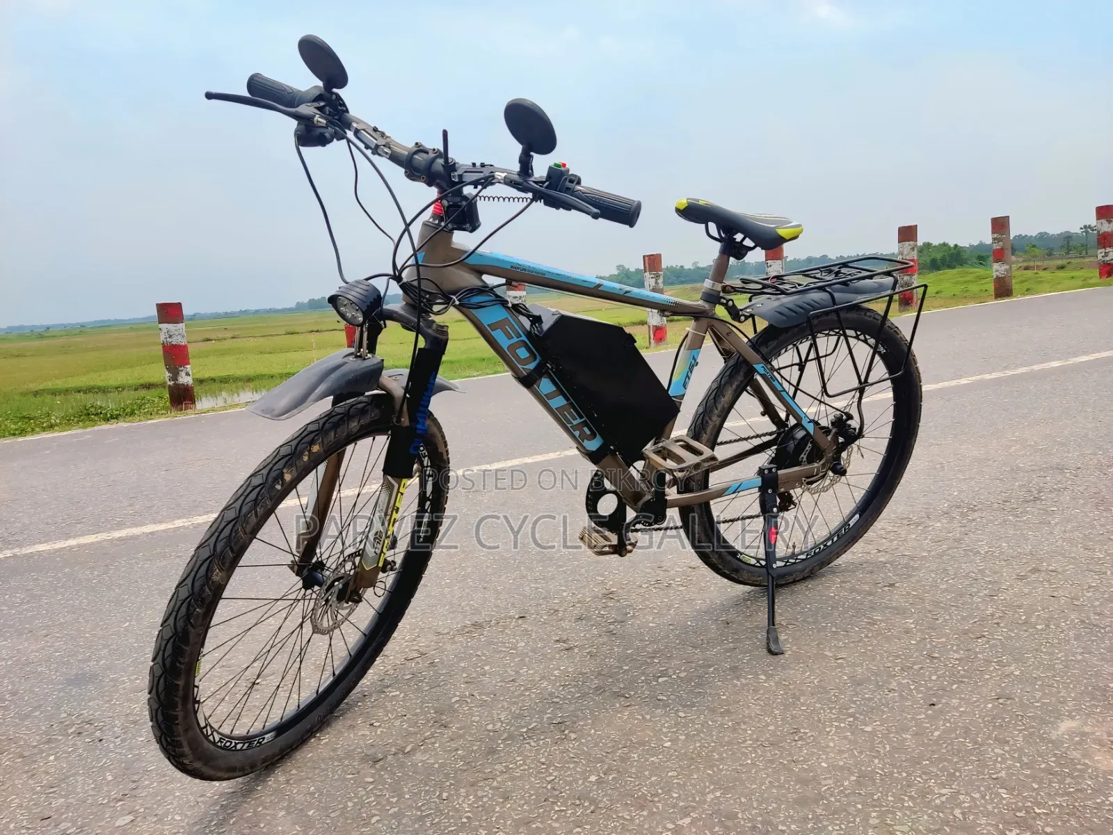 Foxter 26" ইলেকট্রিক বাইসাইকেল | ৫০ কিমি ব্যাকআপ | পেট্রোলের খরচ কমান