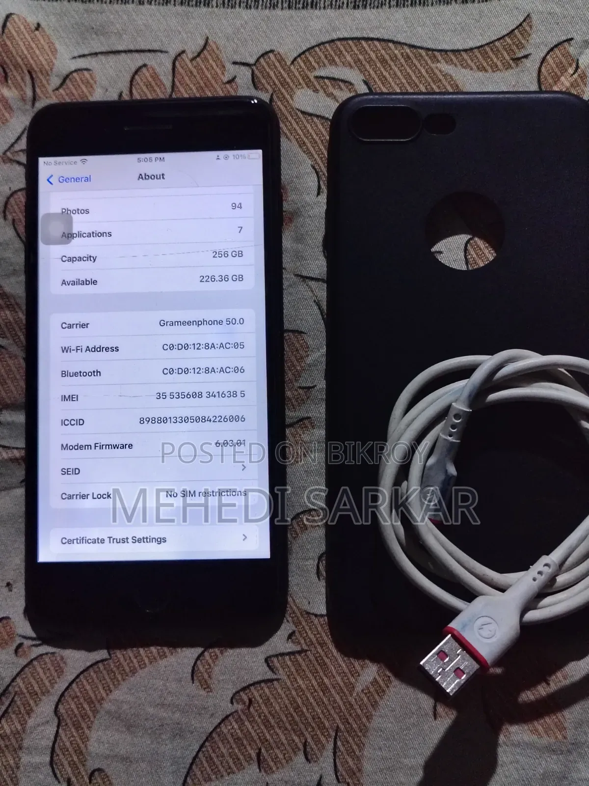 Apple iPhone 7 Plus 256 GB Black