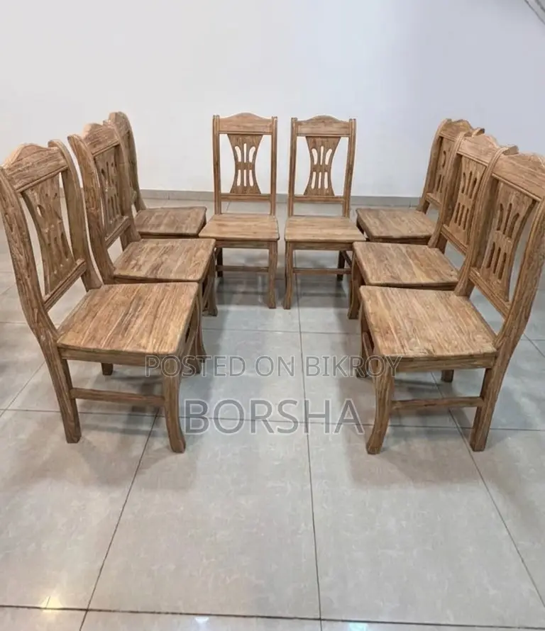 চিটাগং সেগুন কাঠের ছয়টি চেয়ার