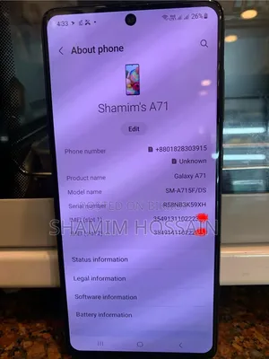 Samsung Galaxy A71 5G 128 GB Blue