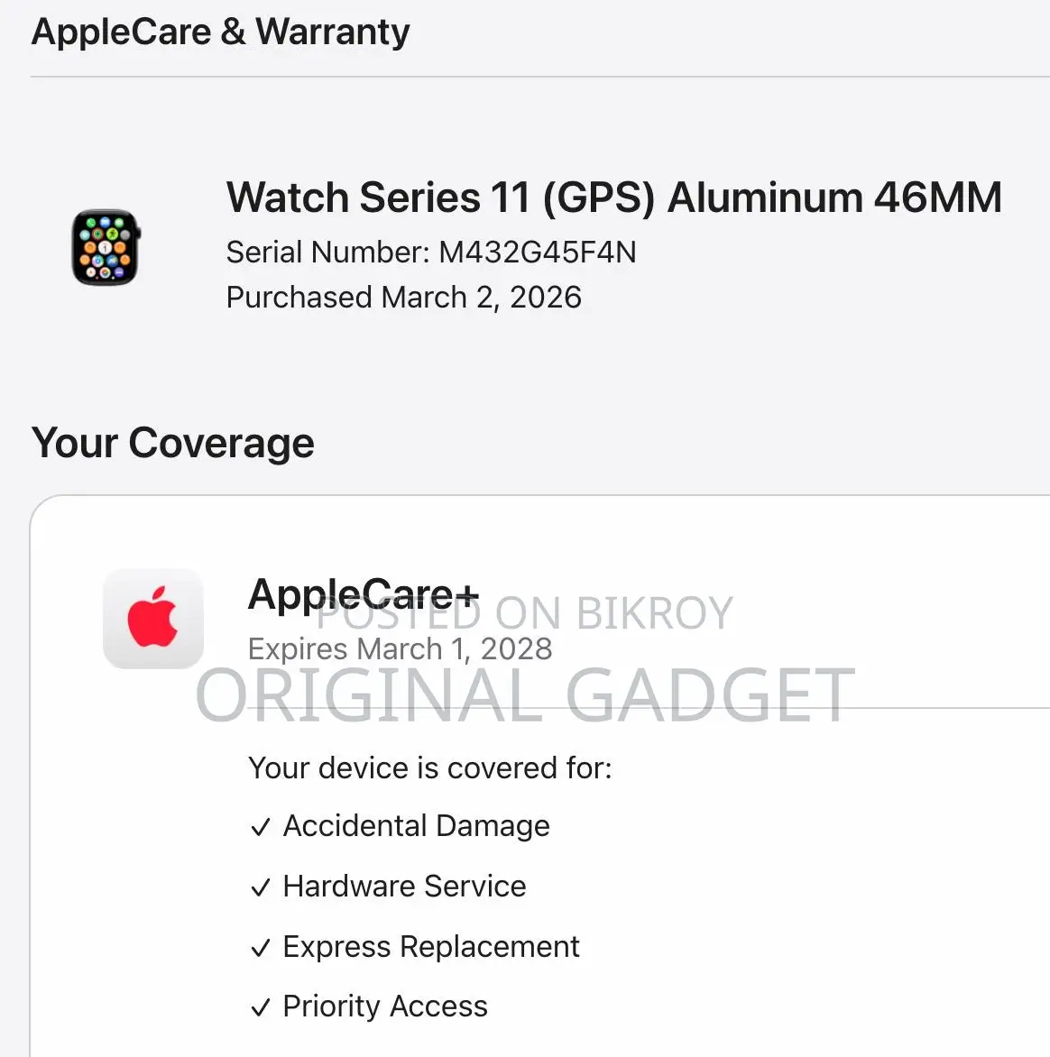 Apple Watch Series 11 (46mm) Used