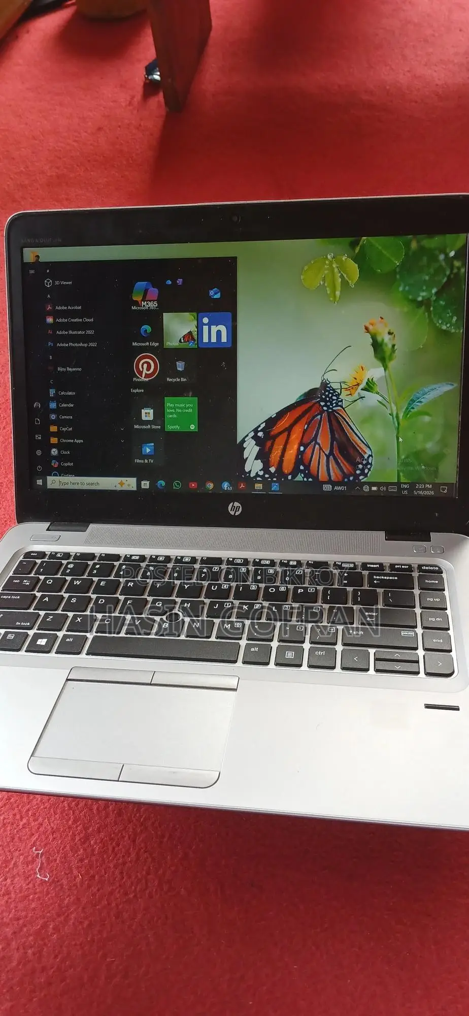 Laptop HP EliteBook 840 G3 8GB Intel Core i5 SSD 256GB