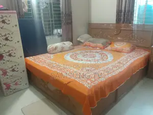 Heavy Burma Teak Wood Bed | Includes Mattress and Topper | Luxury Design