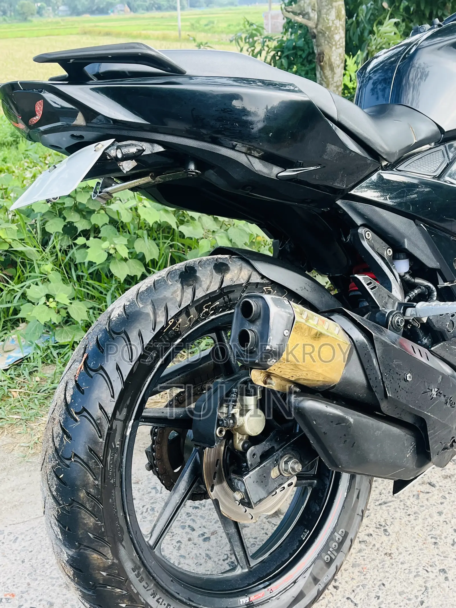 TVS Apache 160 4V 2025 Black