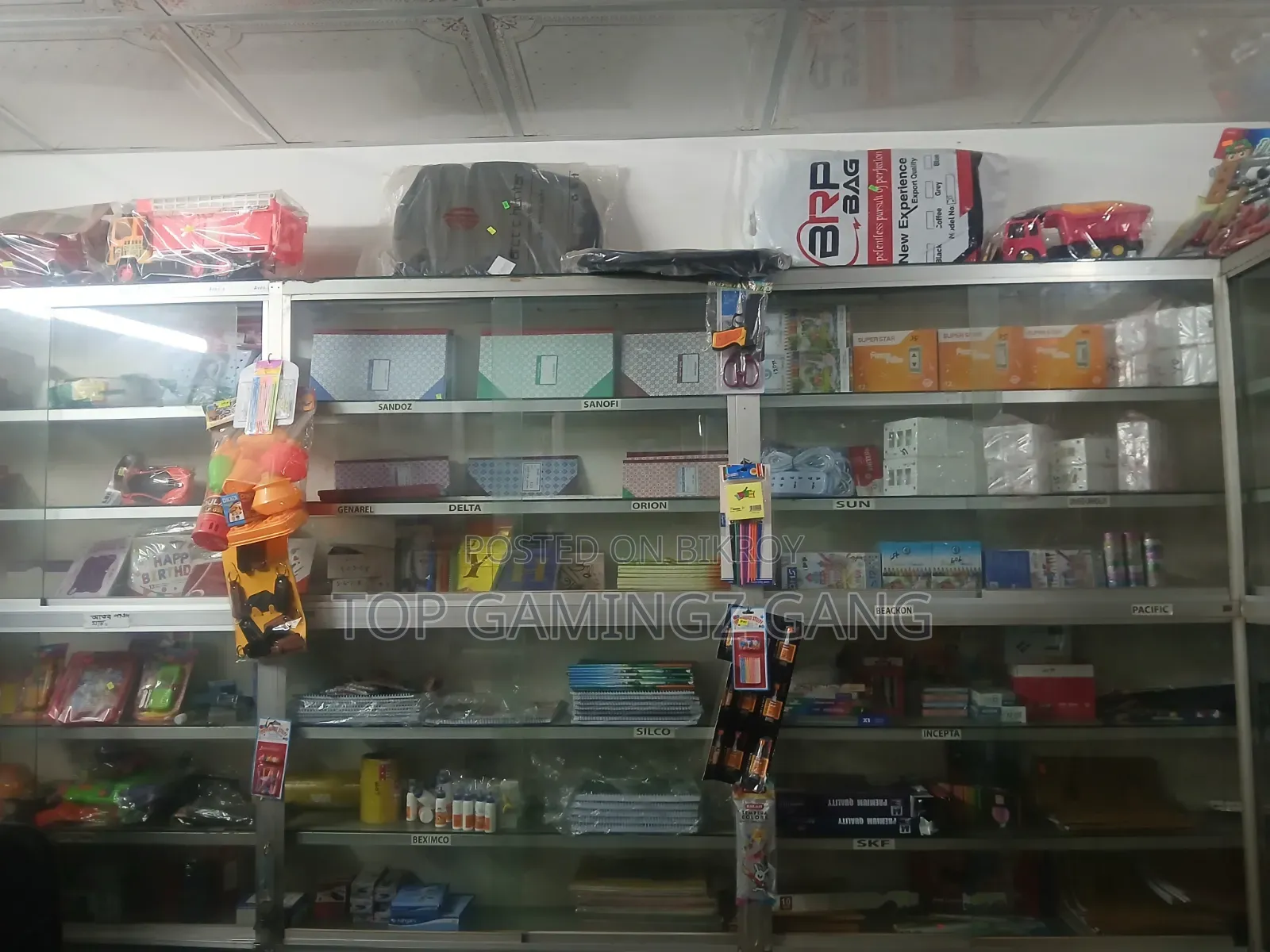Glass Shelves and Counter