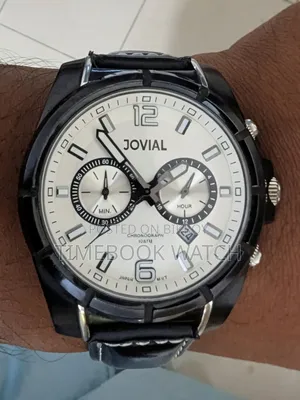 Jovial Watch Beautiful White Lighting Dial 100% Authentic