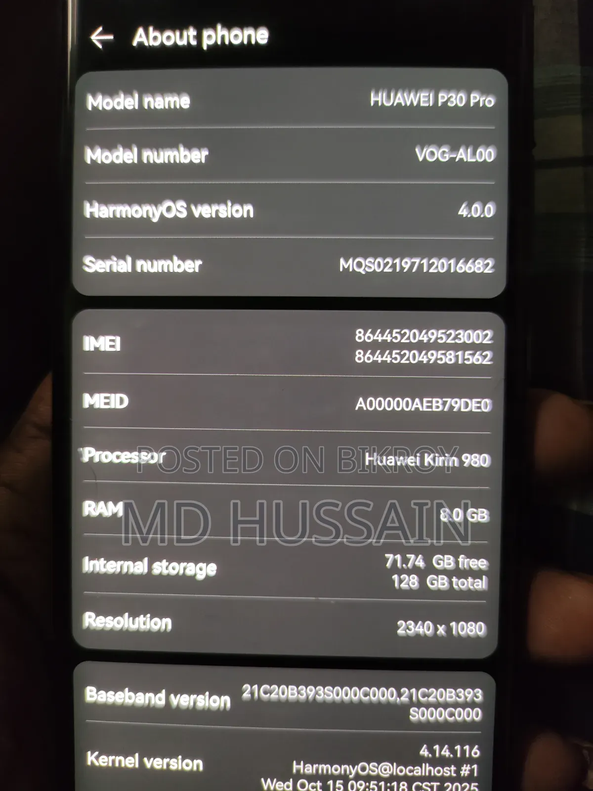Huawei P30 Pro 128 GB Black