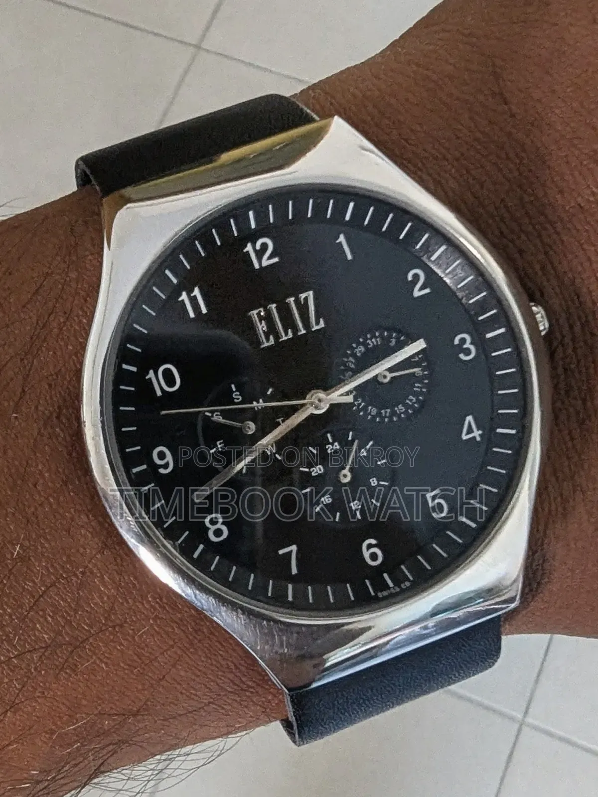 Eliz Ultra-Slim Watch 100% Authentic Steel