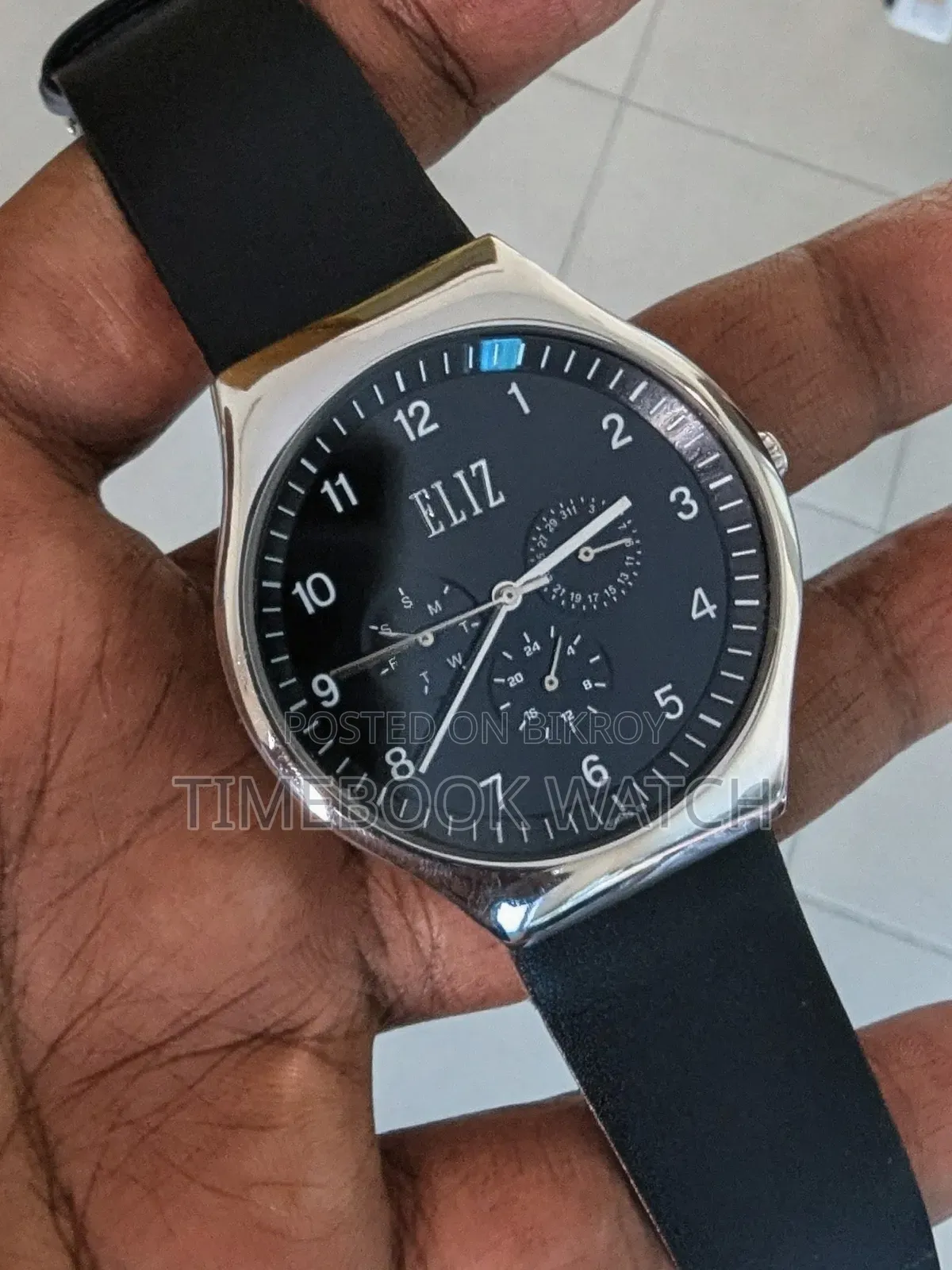 Eliz Ultra-Slim Watch 100% Authentic Steel