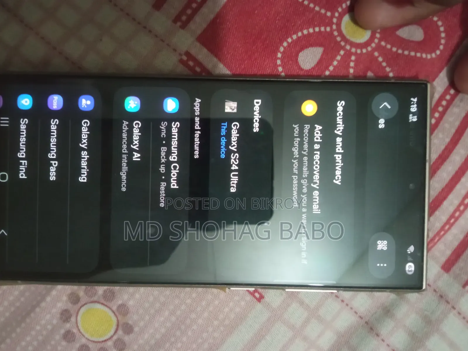 Samsung Galaxy S24 Ultra 256 GB Gray