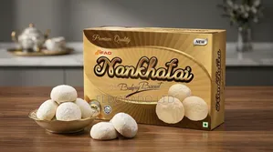 Nan Khatai Biscuits 200g | Delicious Bakery Cookies | ৳120 Only