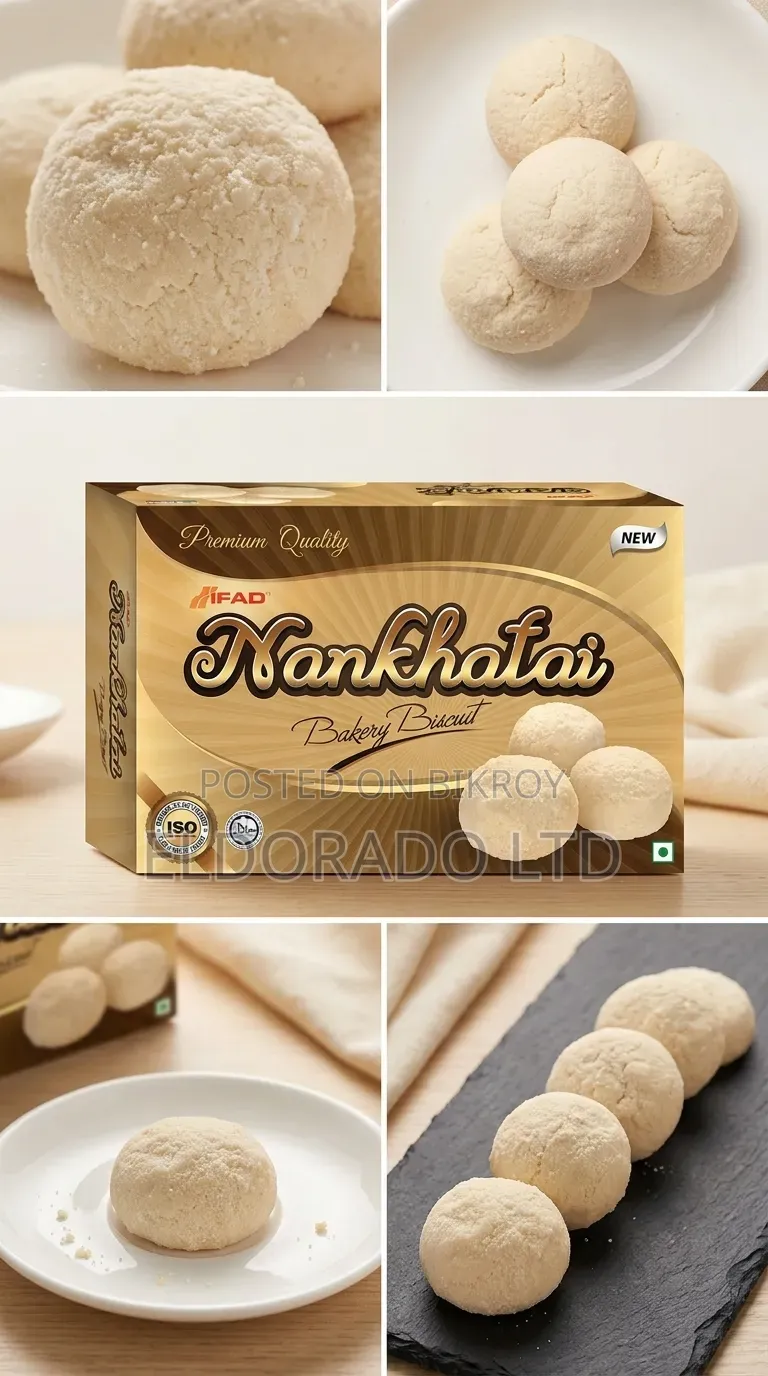 Nan Khatai Biscuits 200g | Delicious Bakery Cookies | ৳120 Only