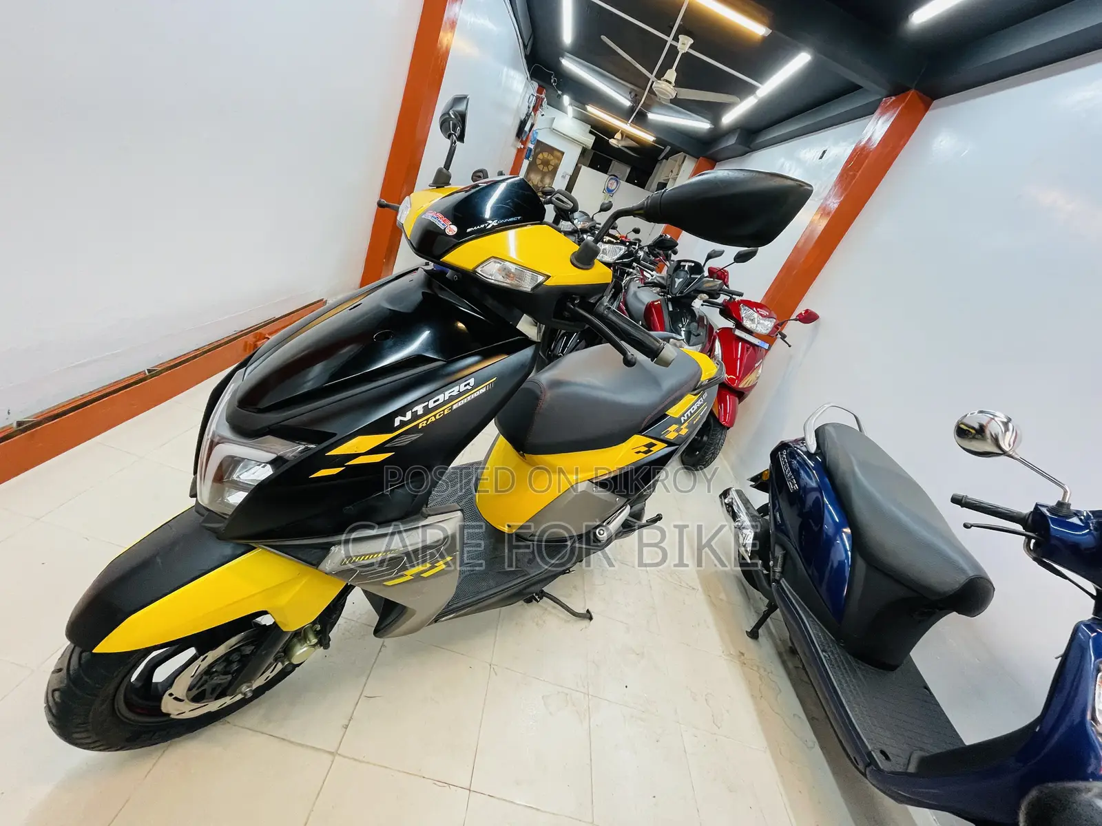 TVS Ntorq 125 2022 Yellow