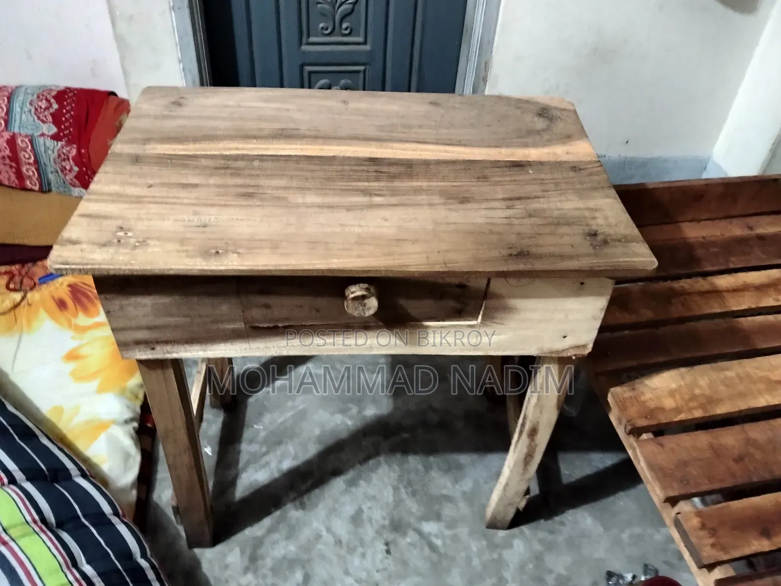 Bed and Study Table for Sale