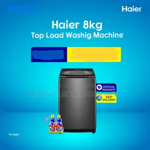 Haier 8 Kg Top Load Automatic Washing Machine with Air Dryer
