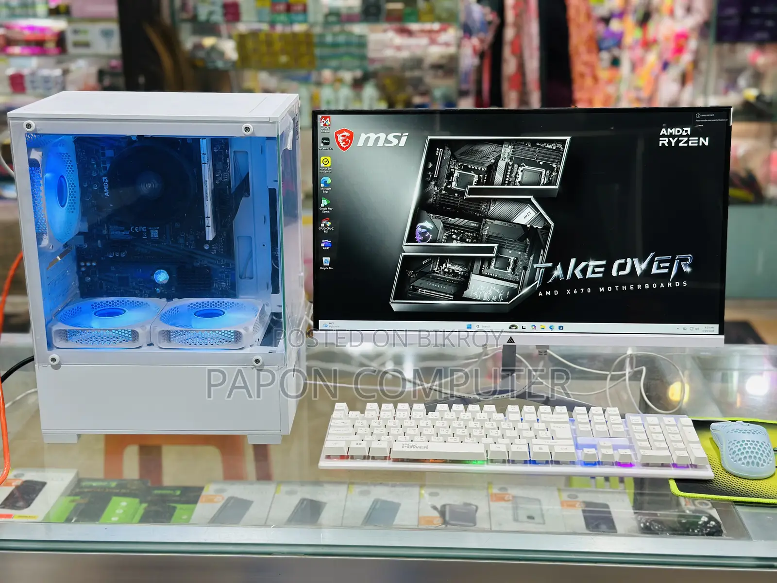 ডেস্কটপ কম্পিউটার ৮জিবি AMD Ryzen 5 SSD ২৫৬জিবি