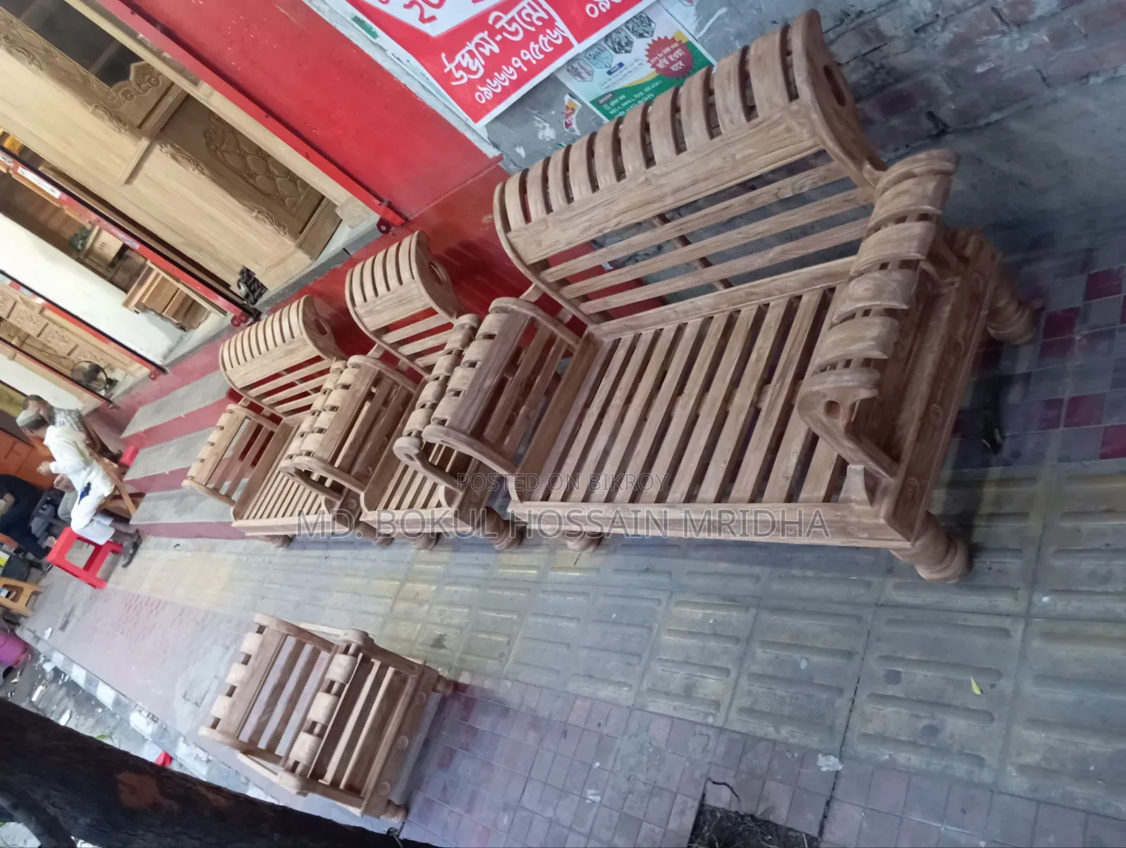 Chittagong Teak Wood Sofa Set