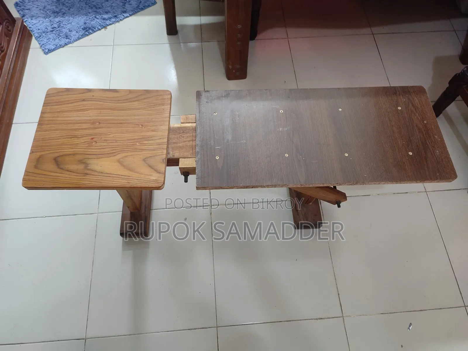 Wooden Gym Bench.